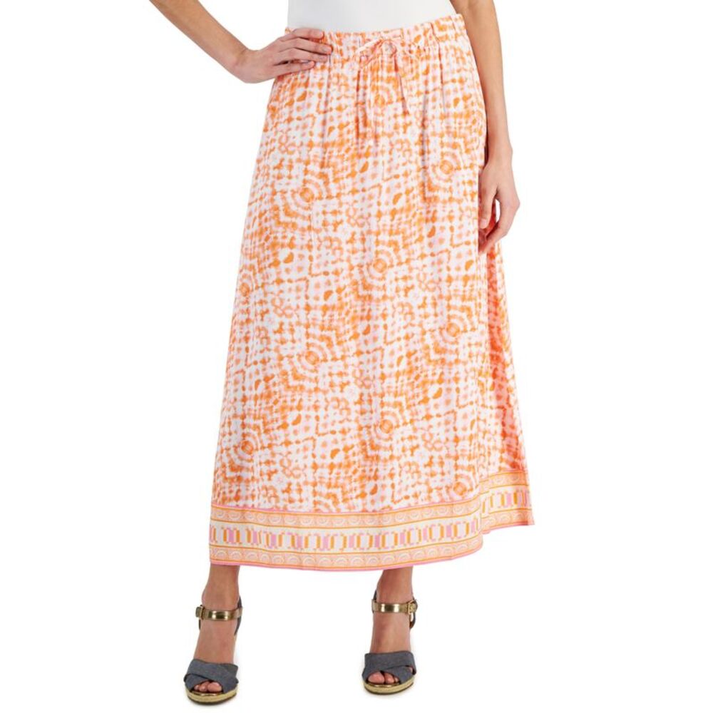 JM Collection Petite A-Line Maxi Skirt